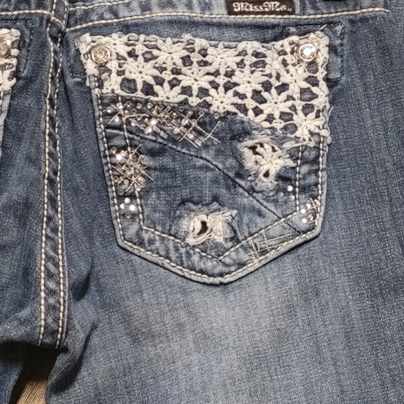 Miss Me Signature Boot Cut Jeans Size 27 - Picture 8 of 13